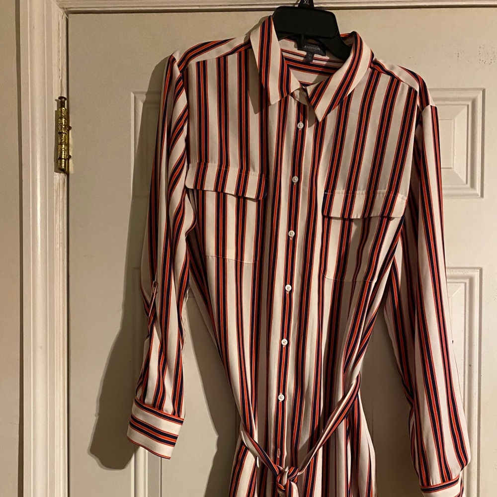 Belted Shirt dress